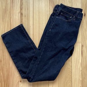 Men’s Dark Wash Straight Fit Jeans